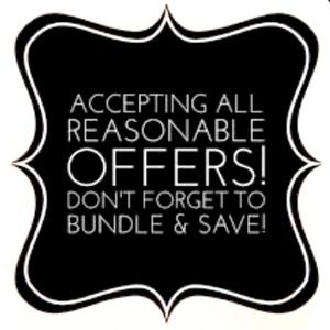 Bundle & Save. Make reasonable offers! 😄